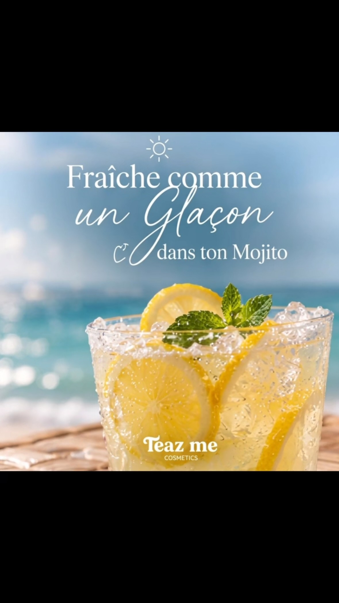 Ton essentiel qui te maintiens fraîche comme le glaçon de ton mojito 🧊🍹
As tu déjà ta brume @teazme.officiel ?
➡️ lien dans la bio