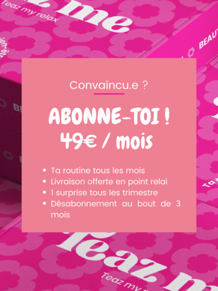 Abonnement – Routine Teaz My Relax