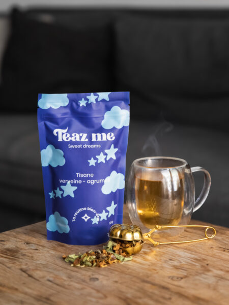 Dreamz – Tisane Verveine et Agrumes – Disponible dans la routine Teaz My Dreamz