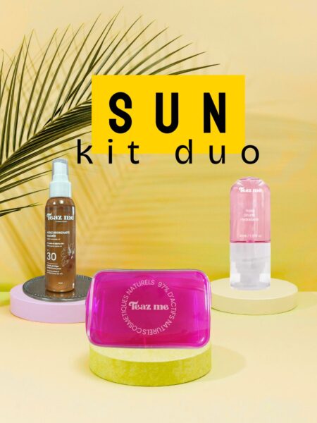 Brume + Huile nacrée Bronzante : DUO Sun kit Teaz Me