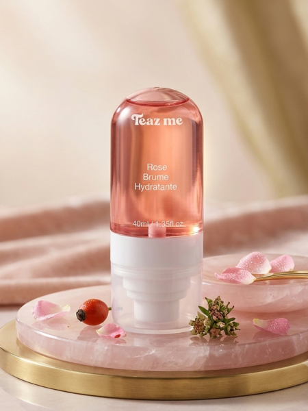 Brume hydratante parfumée à la rose – 40 ml